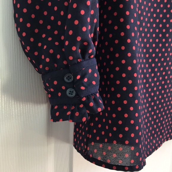 LAST CHANCE | Like New! J. Crew Polka Dot Top - Picture 3 of 9